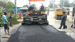 โครงการสร้างถนนยางพารา